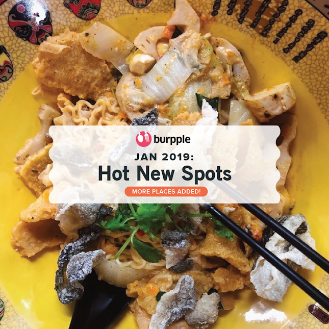 New Restaurants, Cafes and Bars in Singapore: January 2019