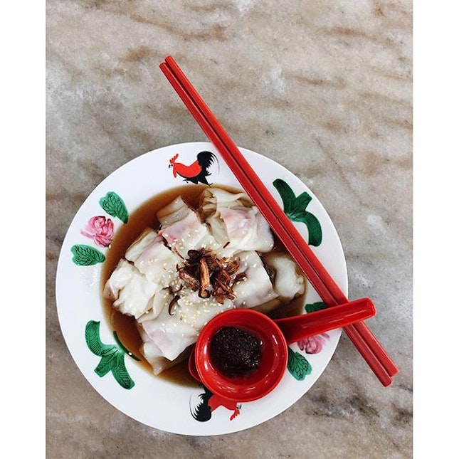 HK style chee cheong fun, texture was very smooth.