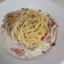 Spaghetti Carbonara for brunch🍝 #instadaily #instafood #foodporn #foodies #foodstagram #spaghetti #carbonara #cindyhasbrunch