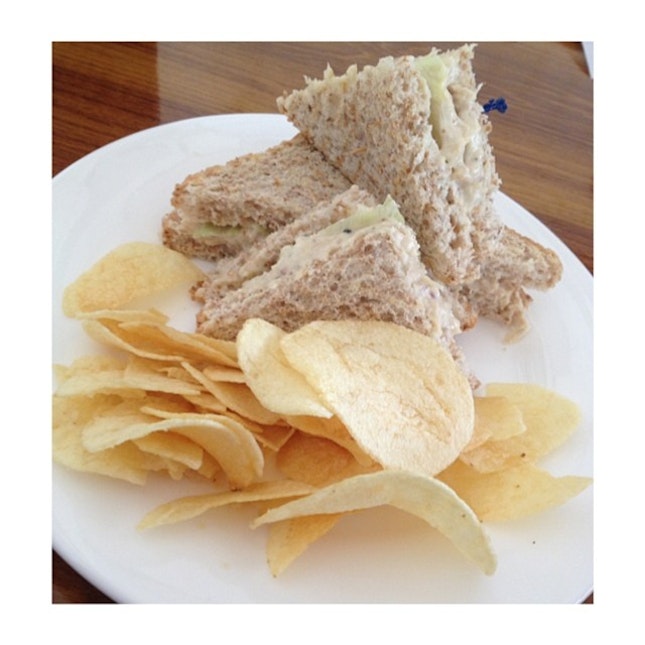 Tuna Sandwich for breakfast.🍴😋 #InstaFood #foodporn