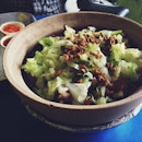 Feikee claypot rice for lunch!