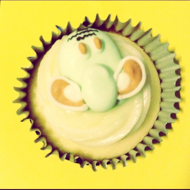 Squidward Chocolate Cuppycake