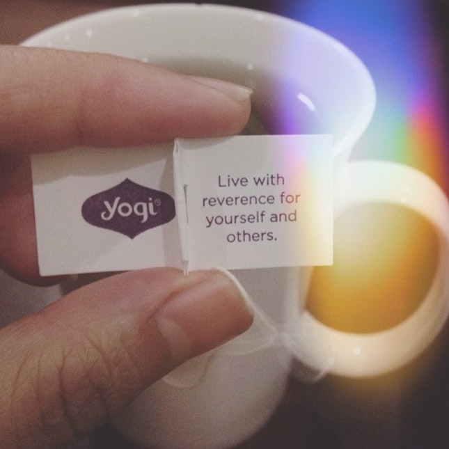 ❤️ #yogi #tea #greentea #blueberry