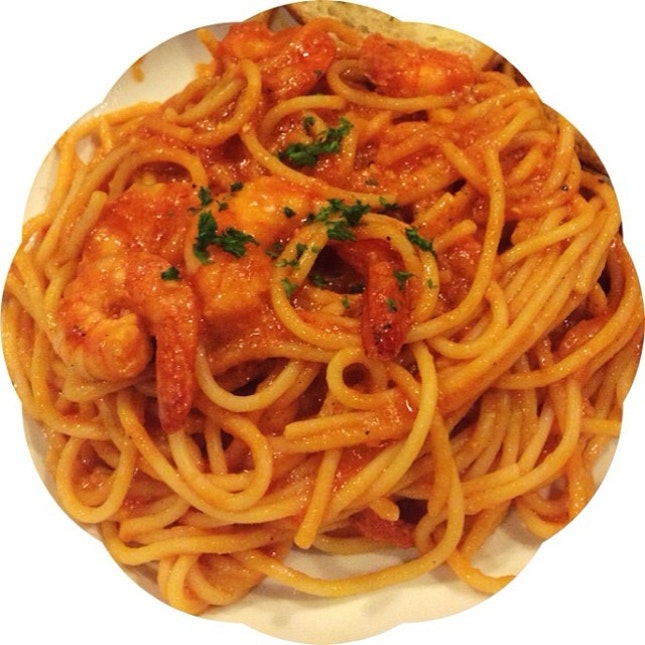 Had Pasta Scampi for Dinner yesterday 😊❤️👍 #yummy #dinner #happytummy #latepost