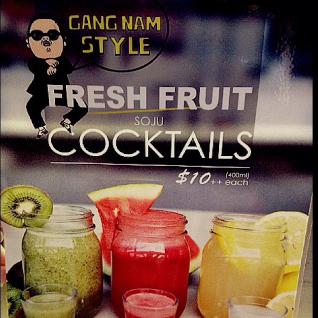 Gangnam Style Soju Cocktails?😒