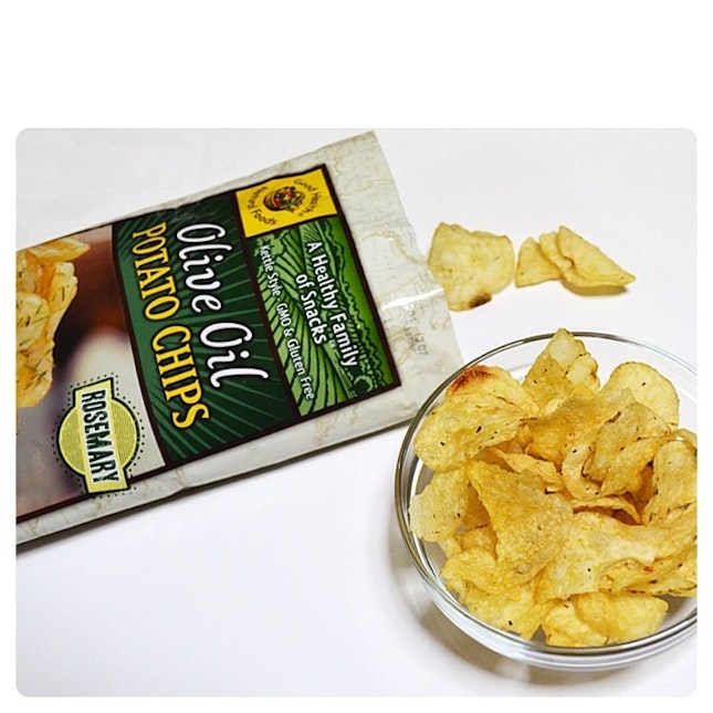 Olive Oil-Rosemary Potato Chips