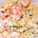 Fried Rice With Shrimp & Eggs