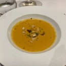 Tomato Soup With Smoked Carrot, Burrata Cream And Olive Oil