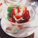 Strawberries and cream #food #vscocam