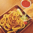 The calamari 😋😋 #spizza #clubstreet #dinner