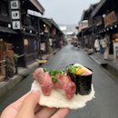 Hida Beef Sushi Set C (¥1000, 2020 price)