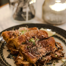 Miso Eggplant Okonomiyaki 