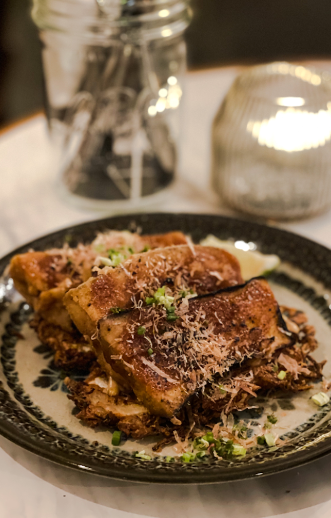 Miso Eggplant Okonomiyaki 