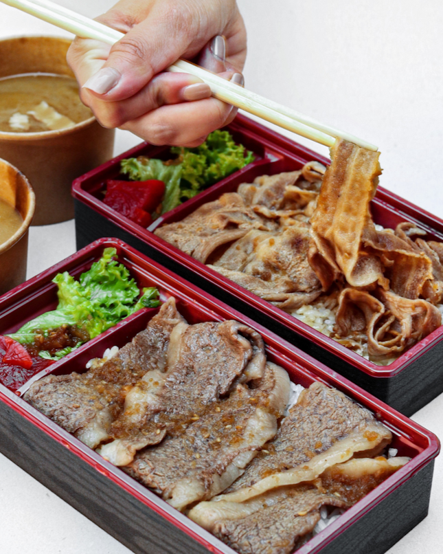 Ricesando Tokyo has recently launched their range of yakiniku-to-go bento sets with prices starting from $7.90. 