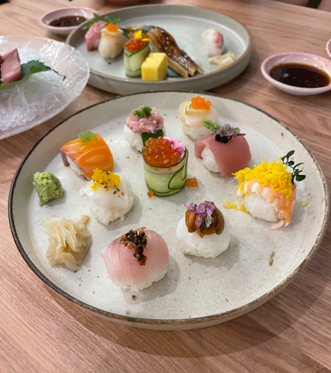 9 kinds Temari sushi ($27.00++)