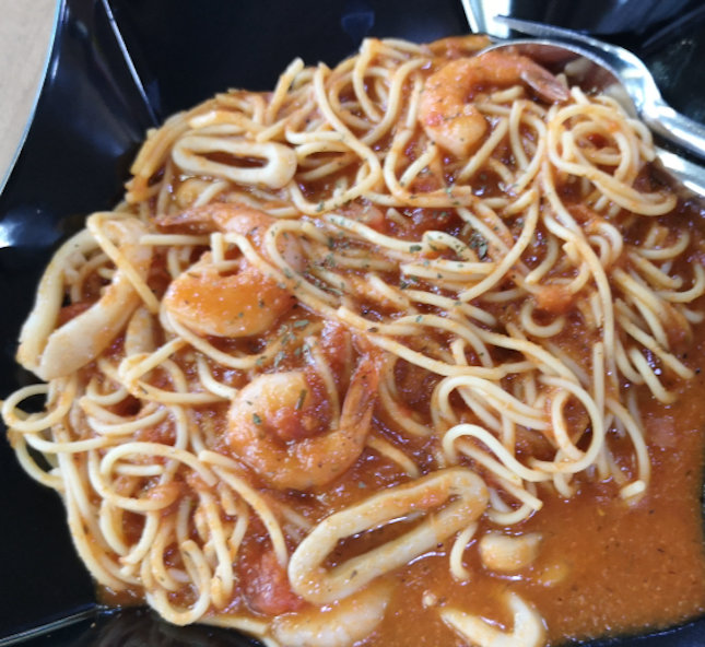 "Fusion" spaghetti 7.2nett(fusion western cuisine)