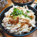 Taiwanese chicken rice - surprisingly tasty! 