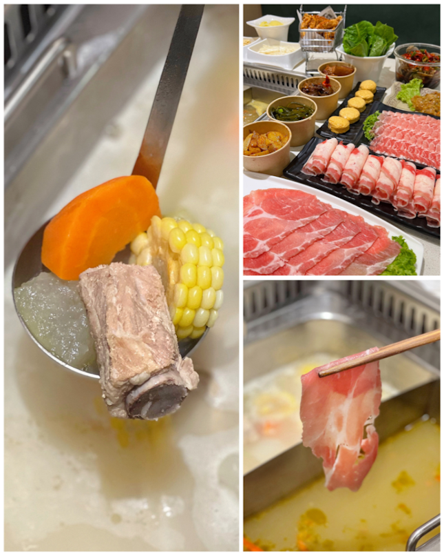 New Pork Ribs soup base at Taikoo Lane Hotpot!