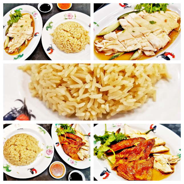 Chicken Rice (SGD $6.40) @ Wee Nam Kee Chicken Rice.
