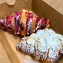 Lychee Raspberry Croissant  | Almond croissant 