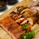 Quadruple Roast Meat Platter (Bu Jian Tian Char Siew, Roasted Duck, Roasted Pork Belly, Soy Chicken)
