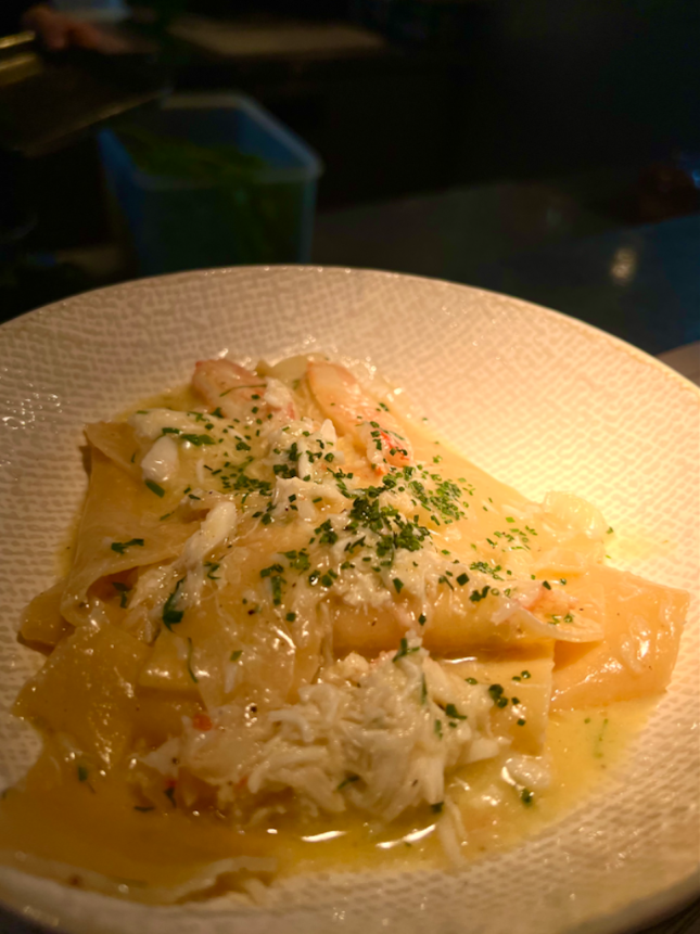Hand Torn Pasta with Brown Crab ($39++)