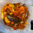 A bag of seafood