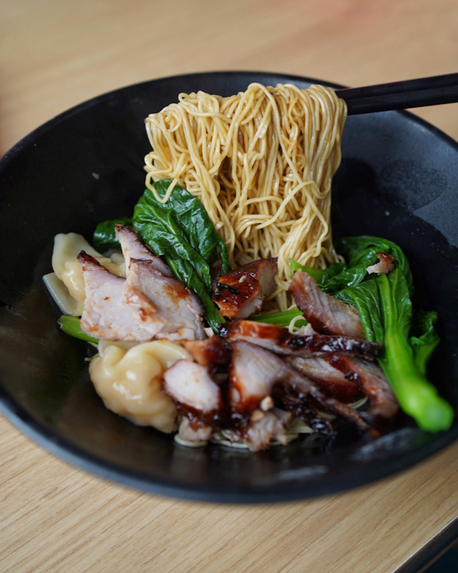 Back to @yishunparkhc for wanton mee from One Mouth Noodle.