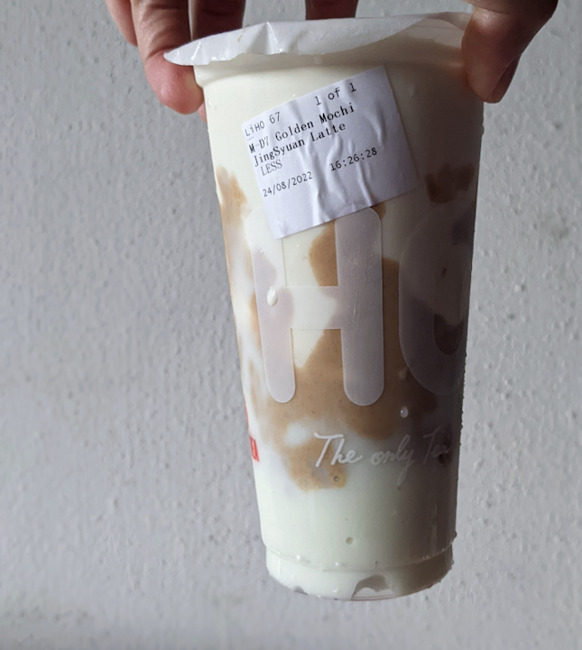 Golden Mochi Jing Syuan Latte ($6.30)