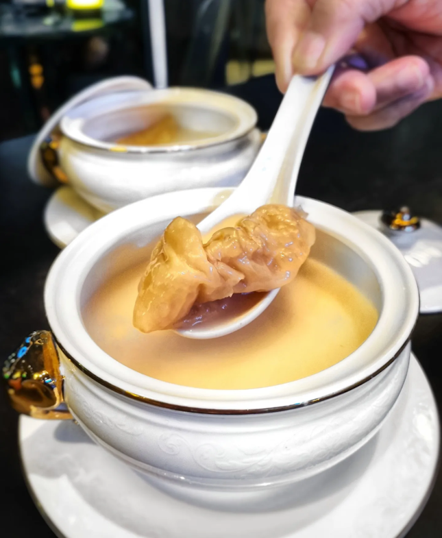 Double-boiled Fish Maw and Shark Cartilage Soup