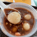Red bean soup with ah boling 