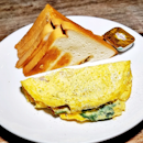 Egg Omelette (SGD $18) @ Boomarang Bistro & Bar.
