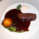 Wagyu tenderloin sukiyaki sage style (top up +18++) meat course of Feb menu