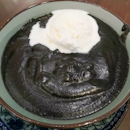 Black Sesame Paste with Coconut Ice Cream ($5.50) 🖤🍦