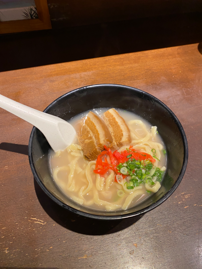 Soup Noodle with Simmered Pork Belly - Medium ($10.80)