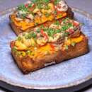 Mussel toast with spicy nduja