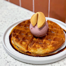 Nian Gao Waffle with Ice Cream [$11.30]