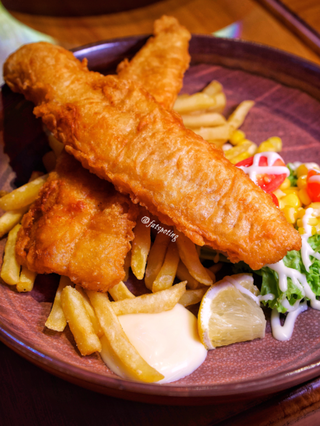 Traditional Fish and Chips - Feast and Merriment