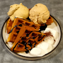 Churros Waffles with Gelato(2XPremium Flavours) @ $18.60
