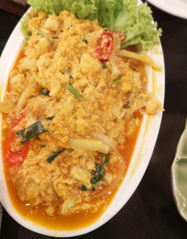 Dry curry crab 27++