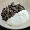 Black Sesame Granola w/ Delta Greek Yoghurt ($8)