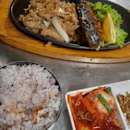 Saba Fish + BBQ Pork