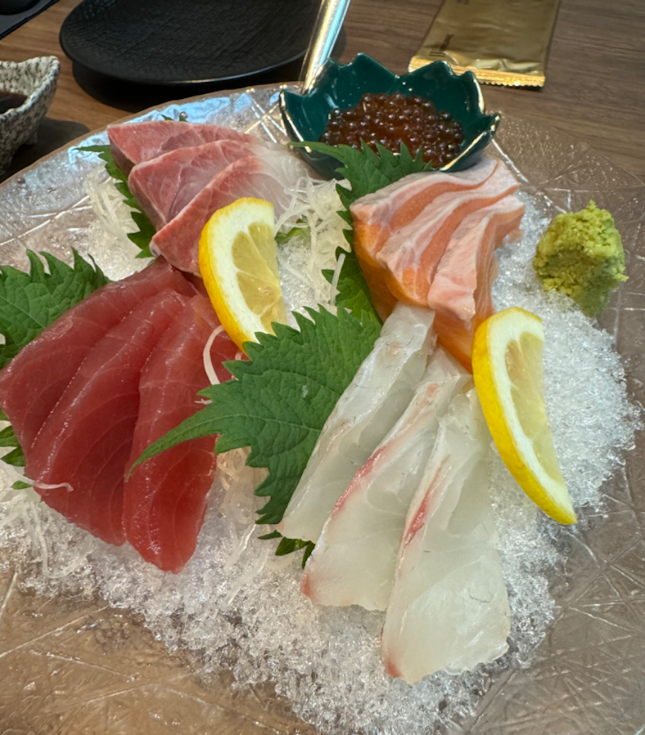 Sashimi 5 kinds ($38++)