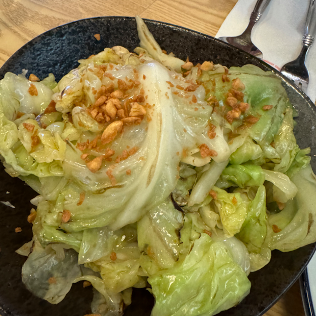 Ugly cabbage in fish sauce