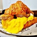 Croissant Spam & Scrambled Eggs (SGD $12) @ Twenty Eight Cafe