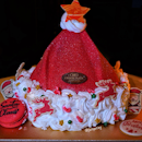 Santa Crowne Christmas Cake