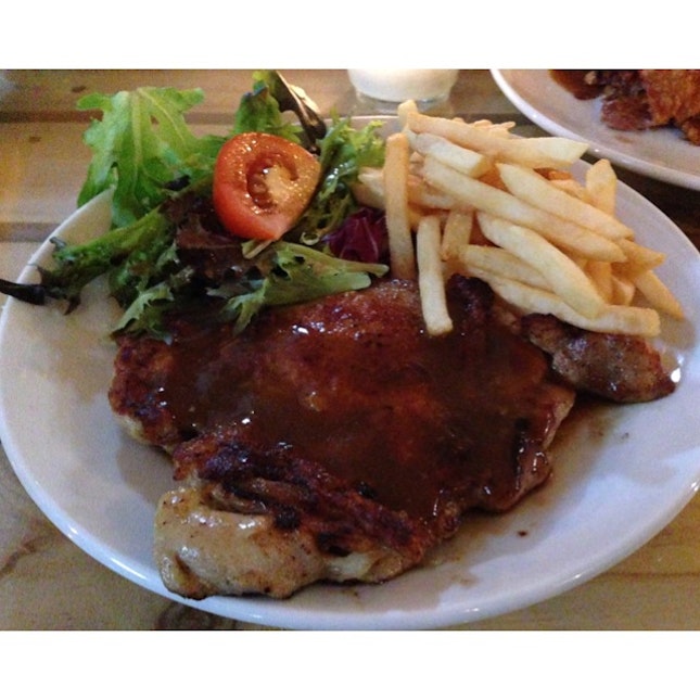 Grilled Chicken Chop With A Good Ambience
