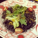 @kokyinghui 's squid ink pasta!