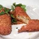 Paneer Croquettes & Cashew Curry $6