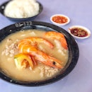 Seafood Soup w/ rice $6.5